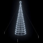 HKH Árvore de Natal LED com 800 Leds Branco Frio em Ferro