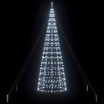 HKH Árvore de Natal LED com 800 Leds Branco Frio em Ferro