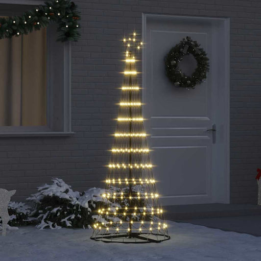 HKH Árvore de Natal LED Branco Quente em Metal