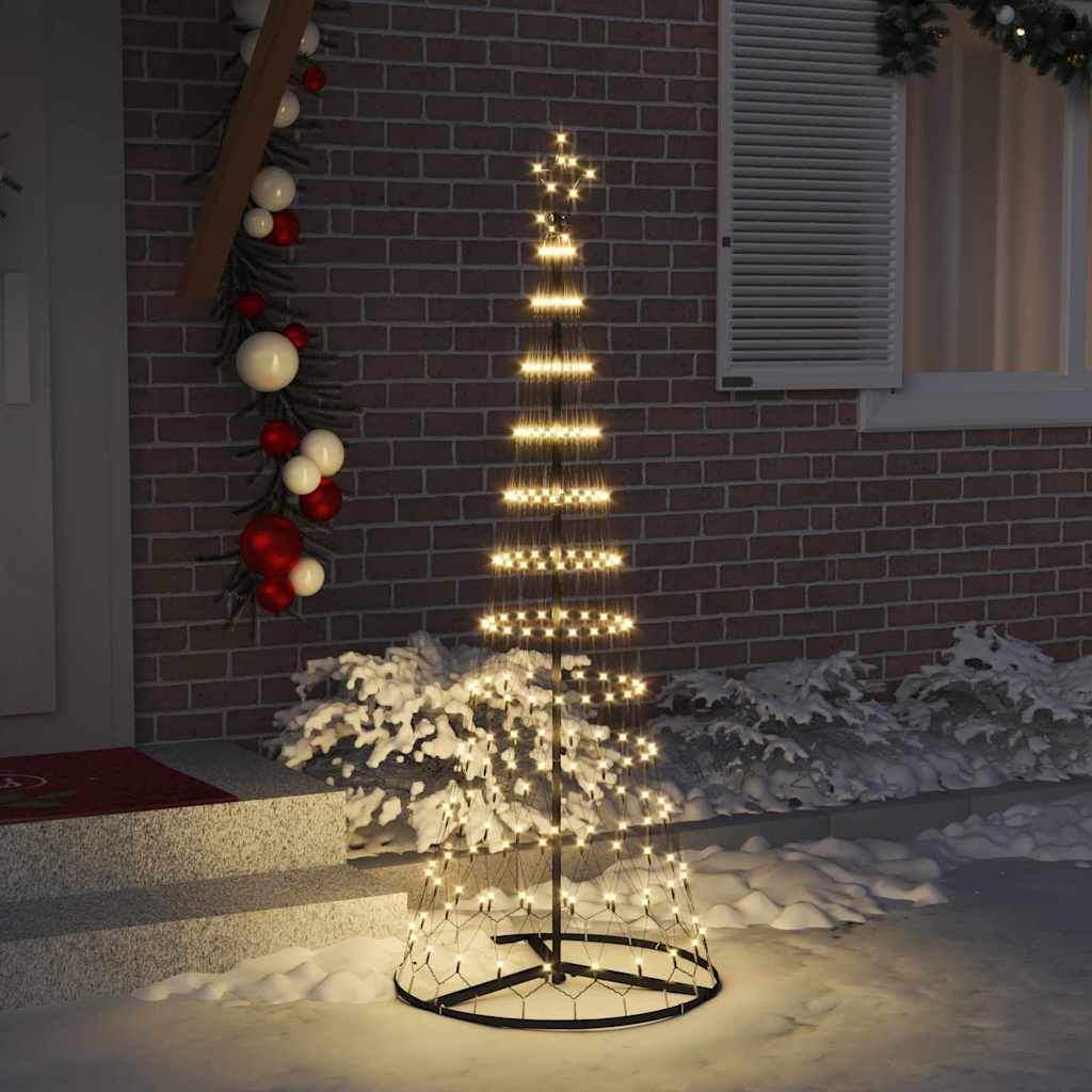 HKH Árvore de Natal LED Branco Quente em Metal