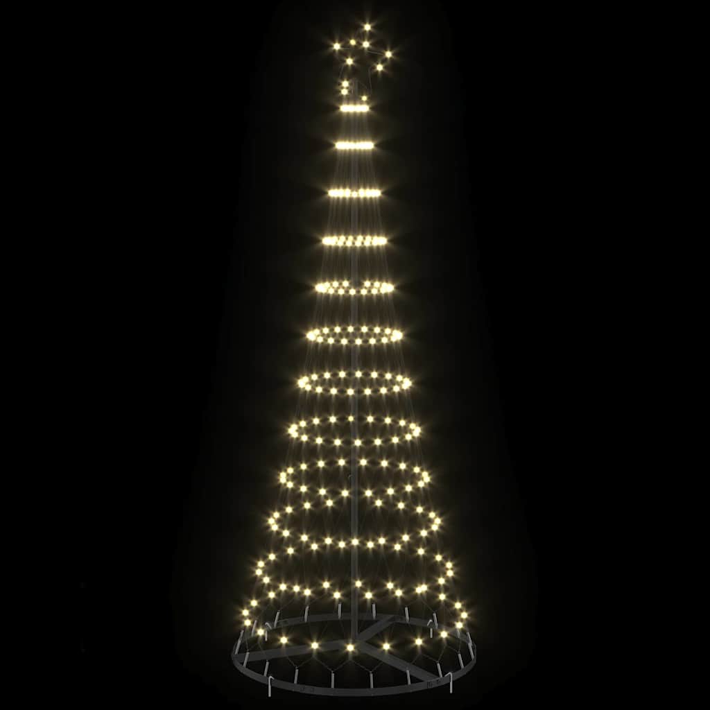 HKH Árvore de Natal LED Branco Quente em Metal