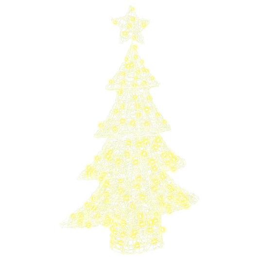 HKH Árvore de Natal com 100 LED em Acrílo - Branco Quente