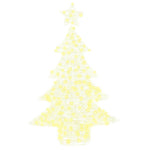 HKH Árvore de Natal com 100 LED em Acrílo - Branco Quente