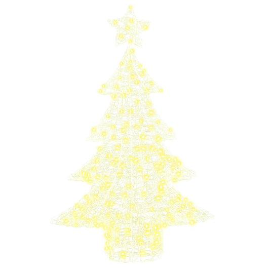 HKH Árvore de Natal com 100 LED em Acrílo - Branco Quente