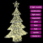 HKH Árvore de Natal com 100 LED em Acrílo - Branco Quente