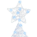 HKH Árvore de Natal com 100 LED em Acrílo - Branco Frio