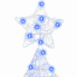 HKH Árvore de Natal com 100 LED em Acrílo - Azul