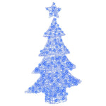 HKH Árvore de Natal com 100 LED em Acrílo - Azul