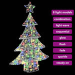 HKH Árvore de Natal com 100 LED em Acrílo - Colorido
