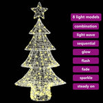 HKH Árvore de Natal com 160 LED em Acrílo - Branco Quente