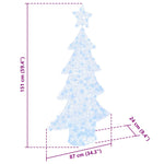 HKH Árvore de Natal com 160 LED em Acrílo - Branco Frio