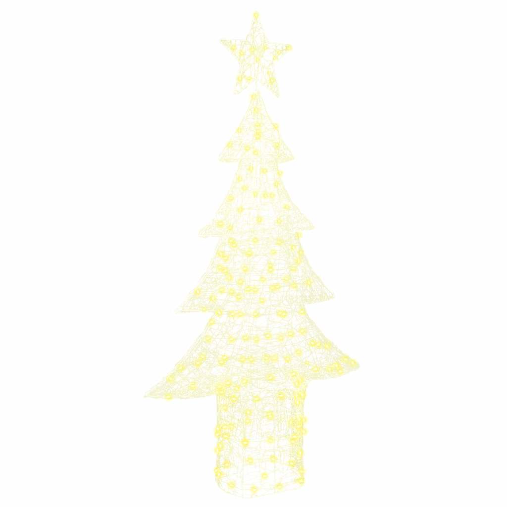 Árbol de Navidad HKH con 240 luces LED acrílicas - Blanco cálido