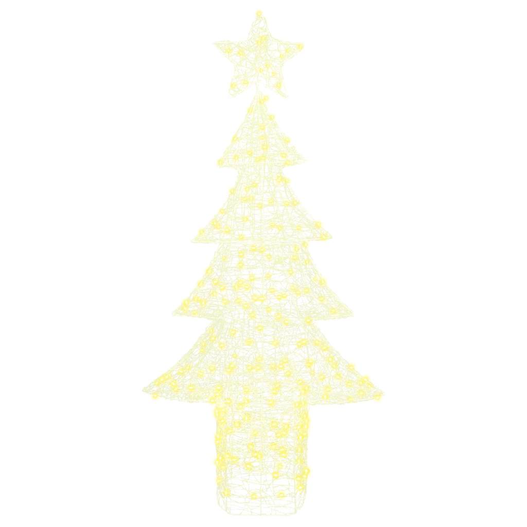 Árbol de Navidad HKH con 240 luces LED acrílicas - Blanco cálido