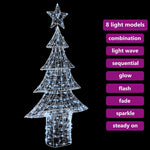HKH Árvore de Natal com 240 LED em Acrílo - Branco Frio