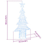 HKH Árvore de Natal com 240 LED em Acrílo - Branco Frio