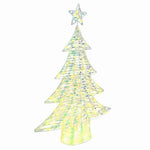HKH Árvore de Natal com 120 LED em PET - Branco Quente
