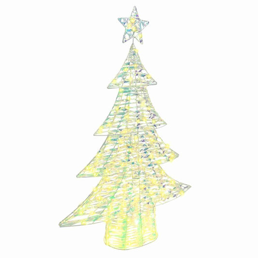 HKH Árvore de Natal com 120 LED em PET - Branco Quente