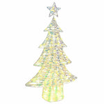 HKH Árvore de Natal com 160 LED em PET - Branco Quente