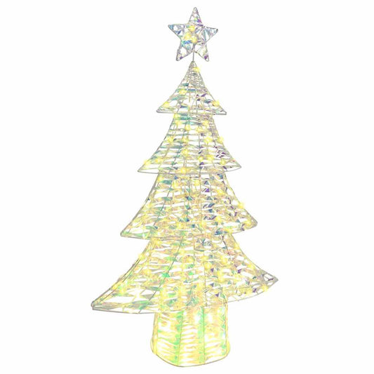 HKH Árvore de Natal com 160 LED em PET - Branco Quente