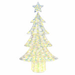 HKH Árvore de Natal com 160 LED em PET - Branco Quente