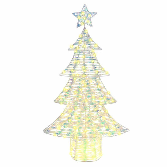 HKH Árvore de Natal com 160 LED em PET - Branco Quente