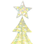 HKH Árvore de Natal com 240 LED em PET - Branco Quente