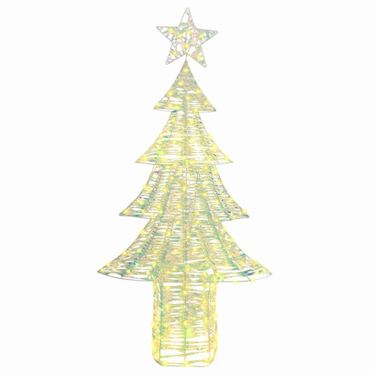 HKH Árvore de Natal com 240 LED em PET - Branco Quente