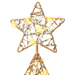 HKH Árvore de Natal com 120 LED em PET - Branco Quente