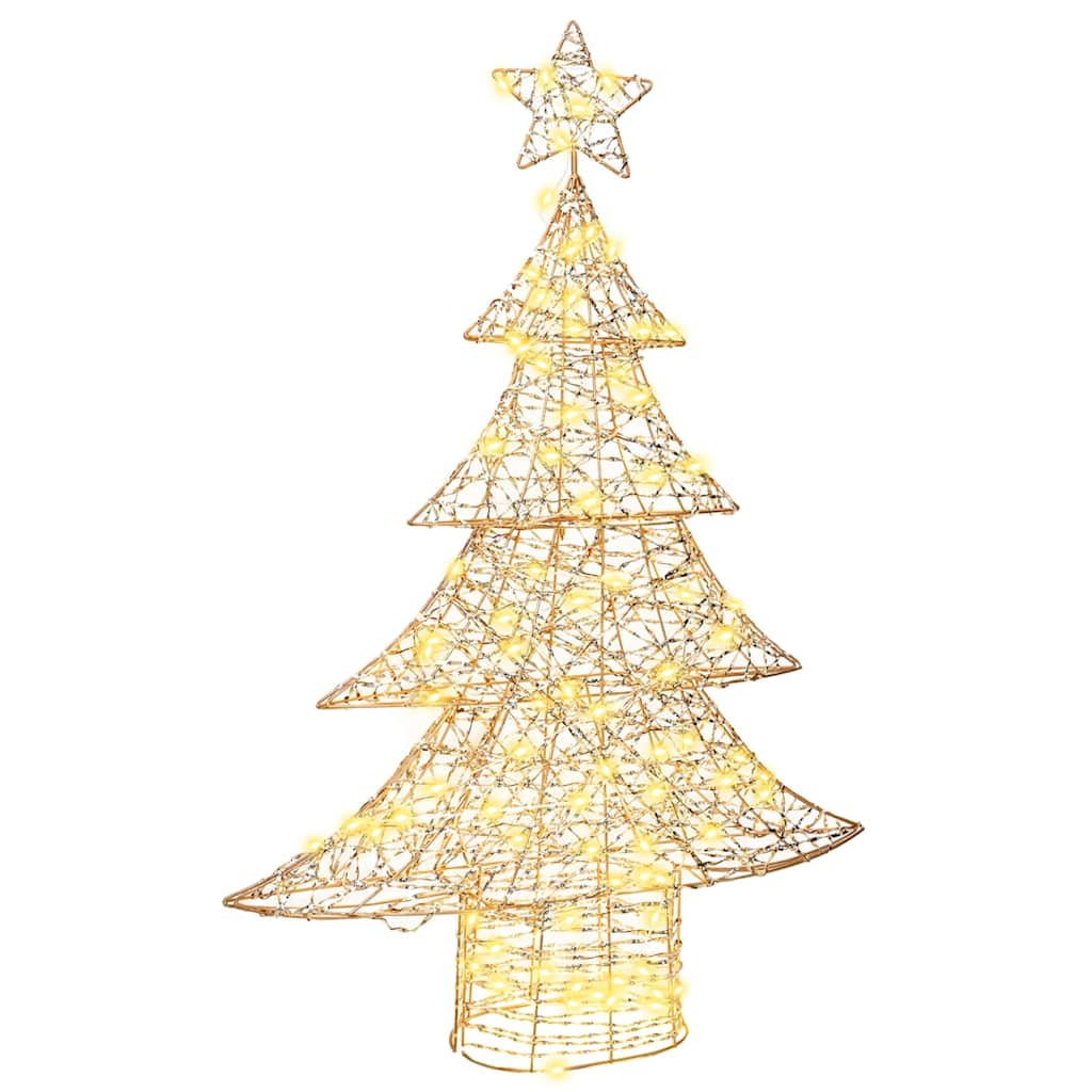 HKH Árbol de Navidad con 120 LED en PET - Blanco Cálido