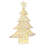 HKH Árvore de Natal com 120 LED em PET - Branco Quente