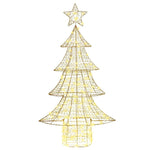 HKH Árvore de Natal com 160 LED em PET - Branco Quente