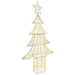 HKH Árvore de Natal com 240 LED em PET - Branco Quente