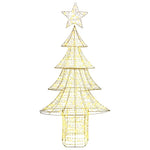 HKH Árvore de Natal com 240 LED em PET - Branco Quente