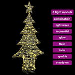 HKH Árvore de Natal com 240 LED em PET - Branco Quente