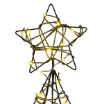 HKH Árvore de Natal com 120 LED em Vime - Branco Quente