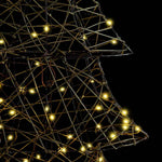 HKH Árvore de Natal com 160 LED em Vime - Branco Quente