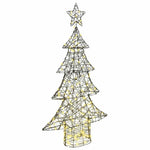 HKH Árvore de Natal com 160 LED em Vime - Branco Quente