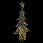 HKH Árvore de Natal com 240 LED em Vime - Branco Quente