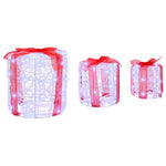 HKH Conjunto de 3 Presentes Decorativos - Branco Frio