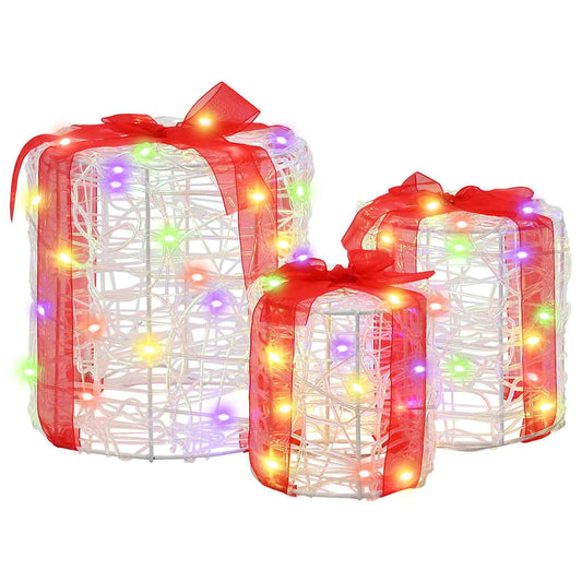 HKH Conjunto de 3 Presentes Decorativos - Colorido