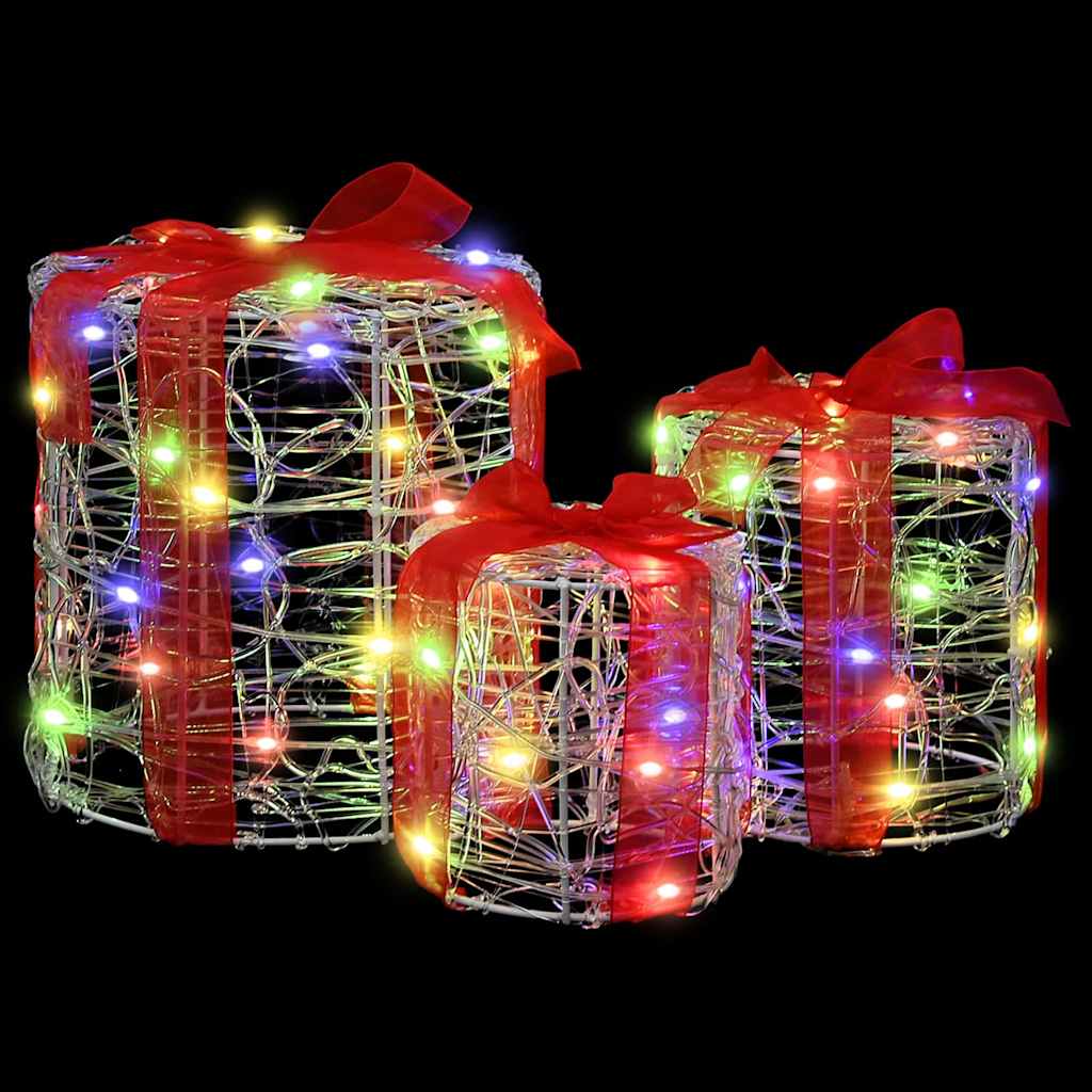 HKH Conjunto de 3 Presentes Decorativos - Colorido
