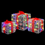 HKH Conjunto de 3 Presentes Decorativos em Acrílo - Colorido