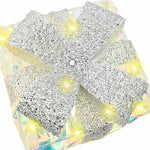 HKH Conjunto de 3 Presentes Decorativos em PET - Branco Quente
