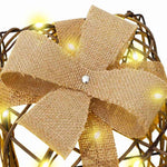 HKH Conjunto de 3 Presentes Decorativos em Vime - Branco Quente