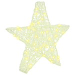 HKH Estrela 3d com 50 LED em Acrílo - Branco Quente