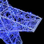 HKH Estrela 3d com 50 LED em Acrílo - Azul