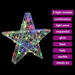 HKH Estrela 3d com 50 LED em Acrílo - Colorido