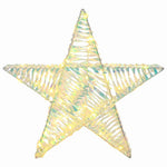 HKH Estrela 3d com 50 LED em PET - Branco Quente