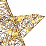 HKH Estrela 3d com 50 LED em PET - Branco Quente