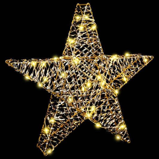 HKH Estrela 3d com 50 LED em PET - Branco Quente